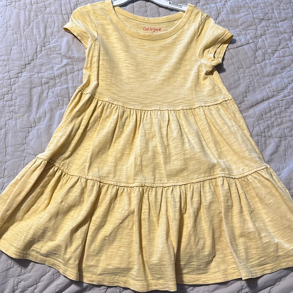 Cat and Jack yellow dress 4t